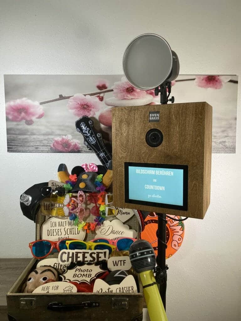 Fotobox mit Requisiten